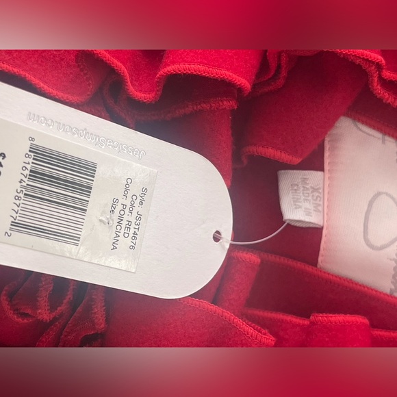 Red Jessica Simpson Coat size XS - Picture 7 of 9